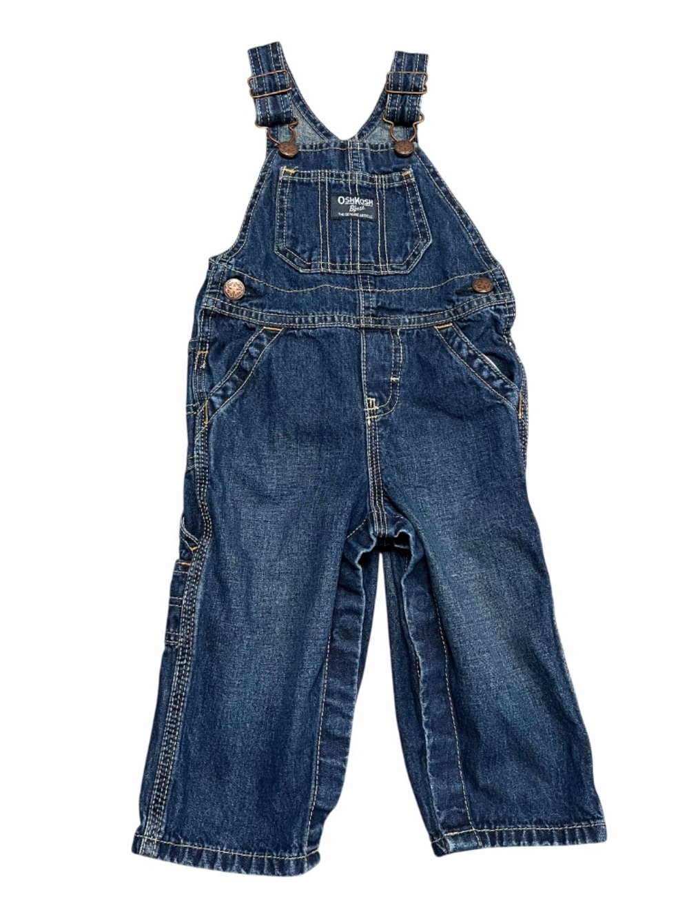 Vintage OshKosh B’gosh Denim Overalls Size 12 Months